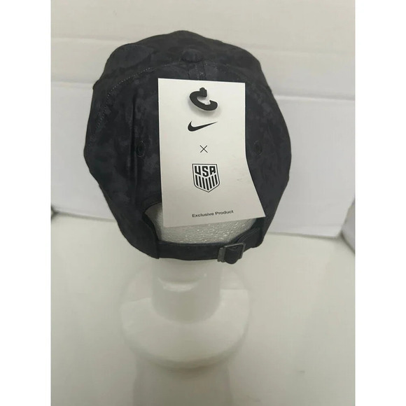 Nike USA Men’s Cap Adjustable Hat Camo Black Gray New One Size - Picture 3 of 7
